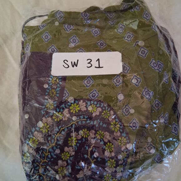 Alberta Ferretti Purple Green Paisley Pencil Skirt Size 10 NWT 100% Silk Italy - Picture 10 of 10